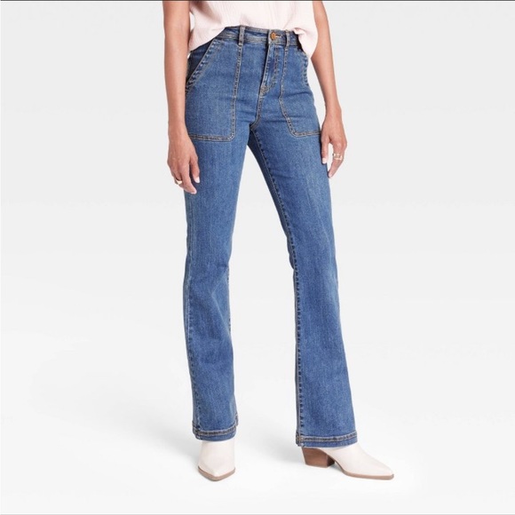 Knox Rose Denim - C- Knox Rose High-Rise Anywhere Flare Jeans size 10